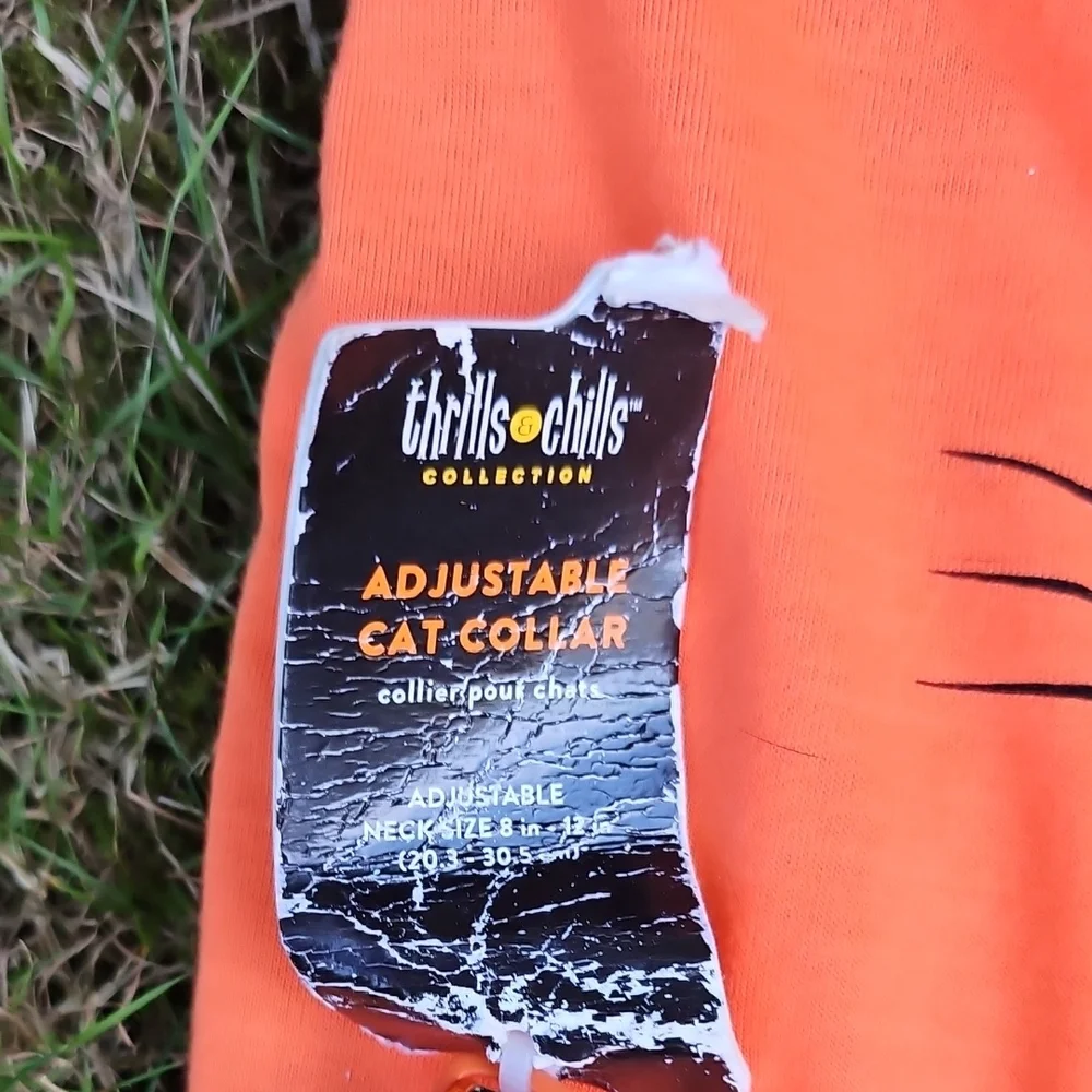 Orange Cat Face Pet Harness Set